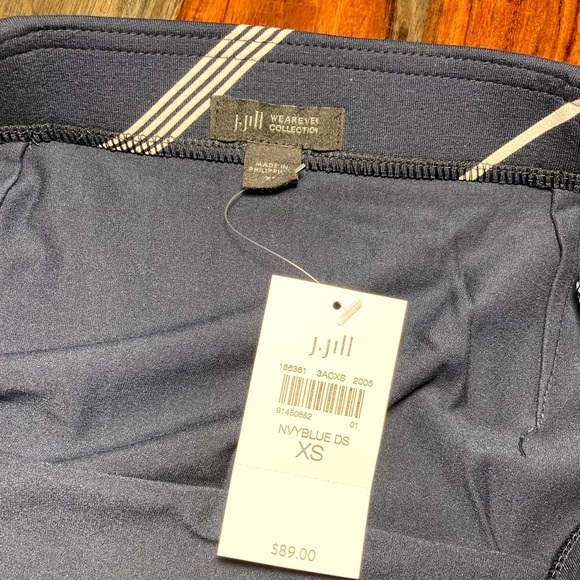 J. Jill Navy Blue Midi Skirt - Picture 2 of 4